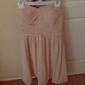 Strapless Dress champagne color
